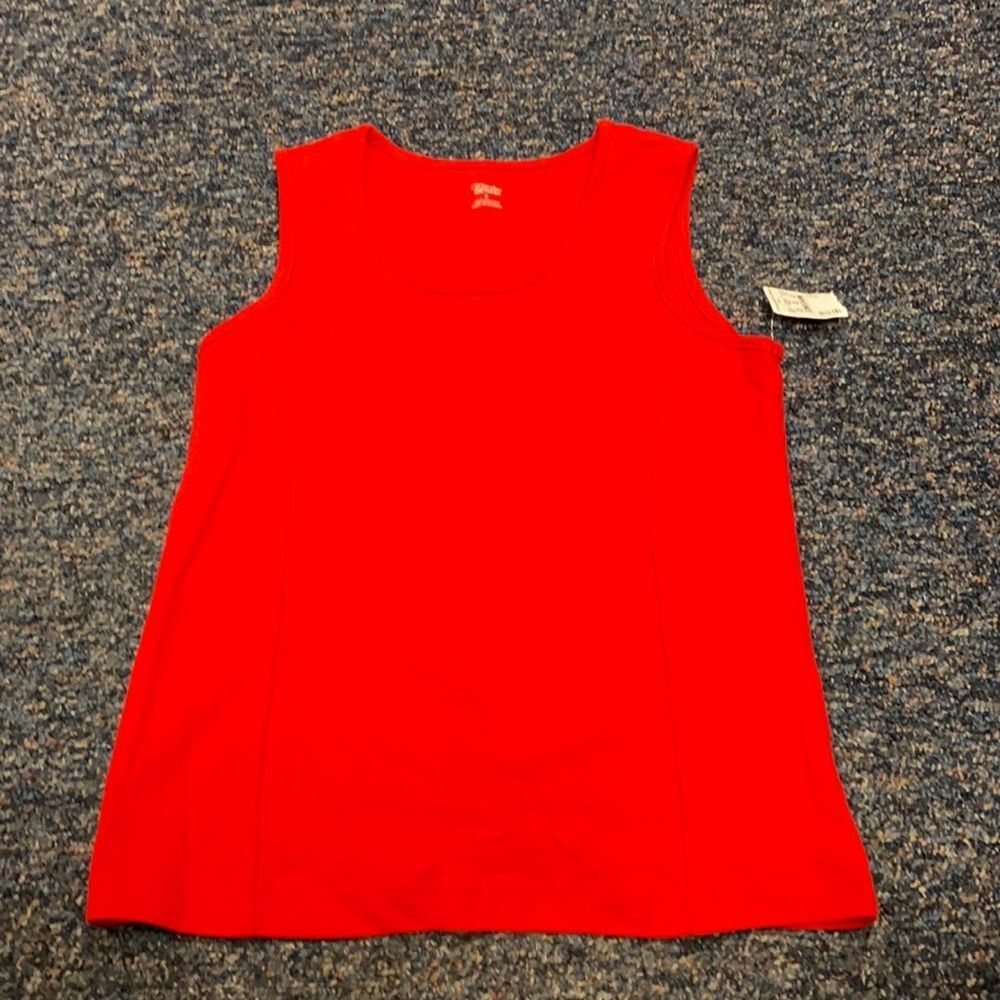 Christopher & Banks Red Tank Top sz. S NWT